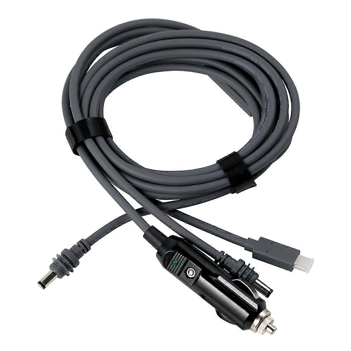 Neue 18AWG WIRE für Mini DC Stromkabel TYP-C Autoladegerät Stromkabel USB Drei-in-Eins-Netzteil