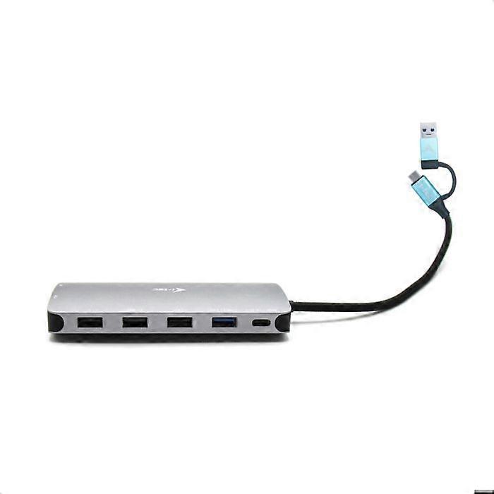 USB-Hub i-Tec CANANOTDOCKPD Silber