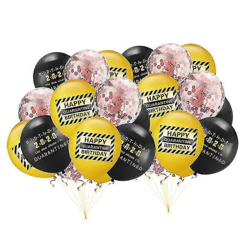 30pcs Quarantine Birthday Balloons