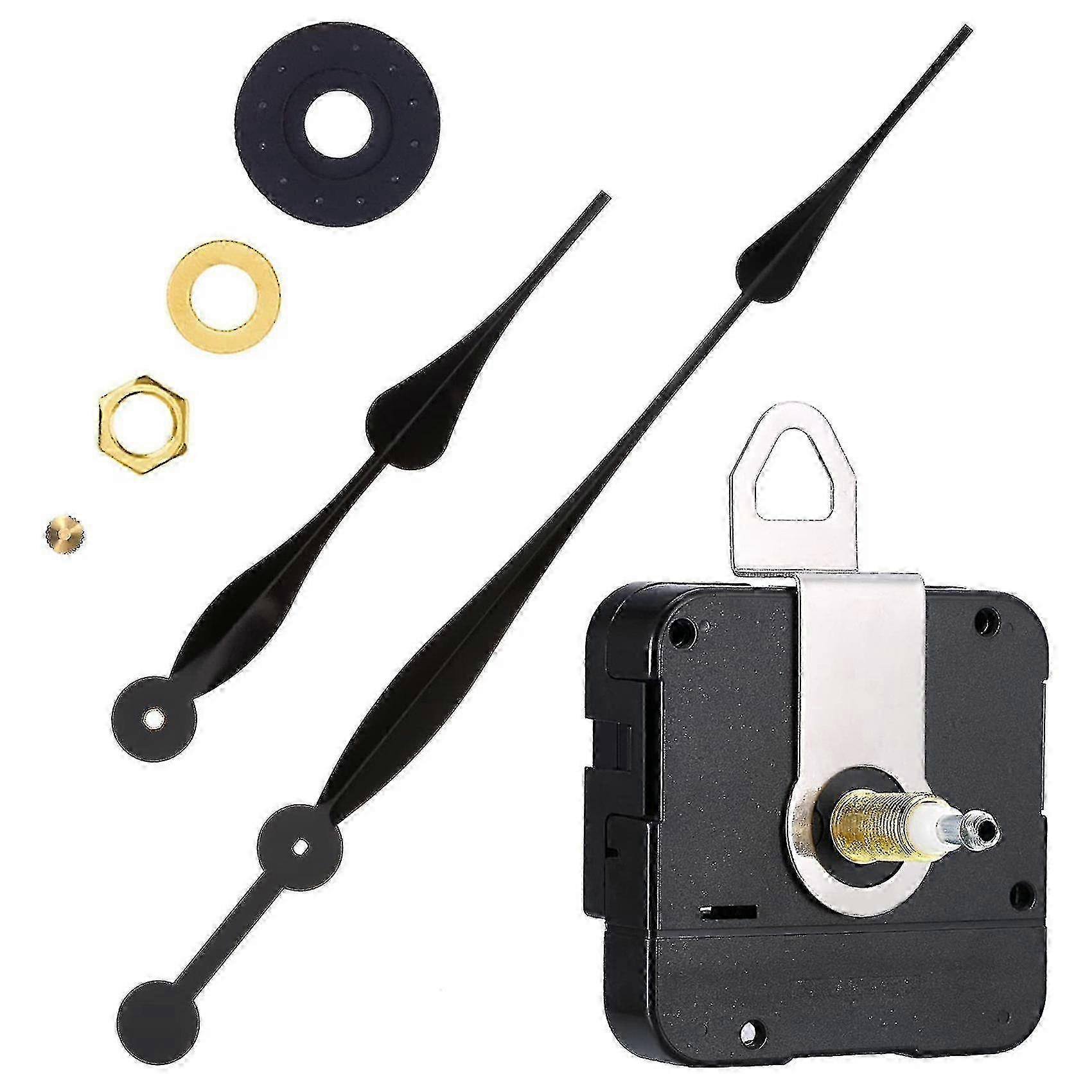High Torque Clock Mechanism 23mm With Long Spade Hands