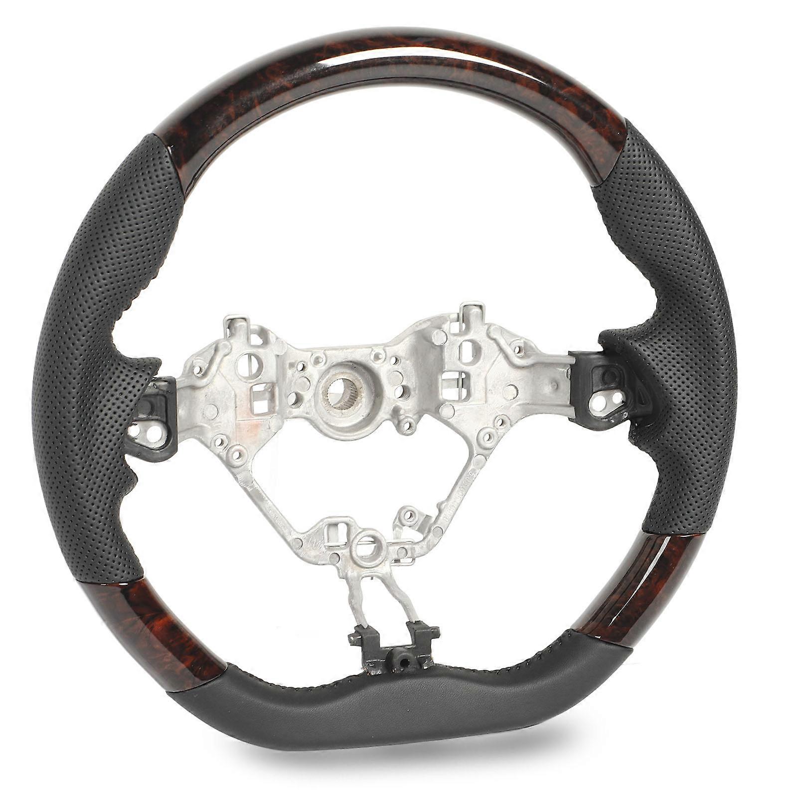 Hydro-Dip Flat Bottom Steering Wheel w/ Perforated Leather 2017-21 ZC6