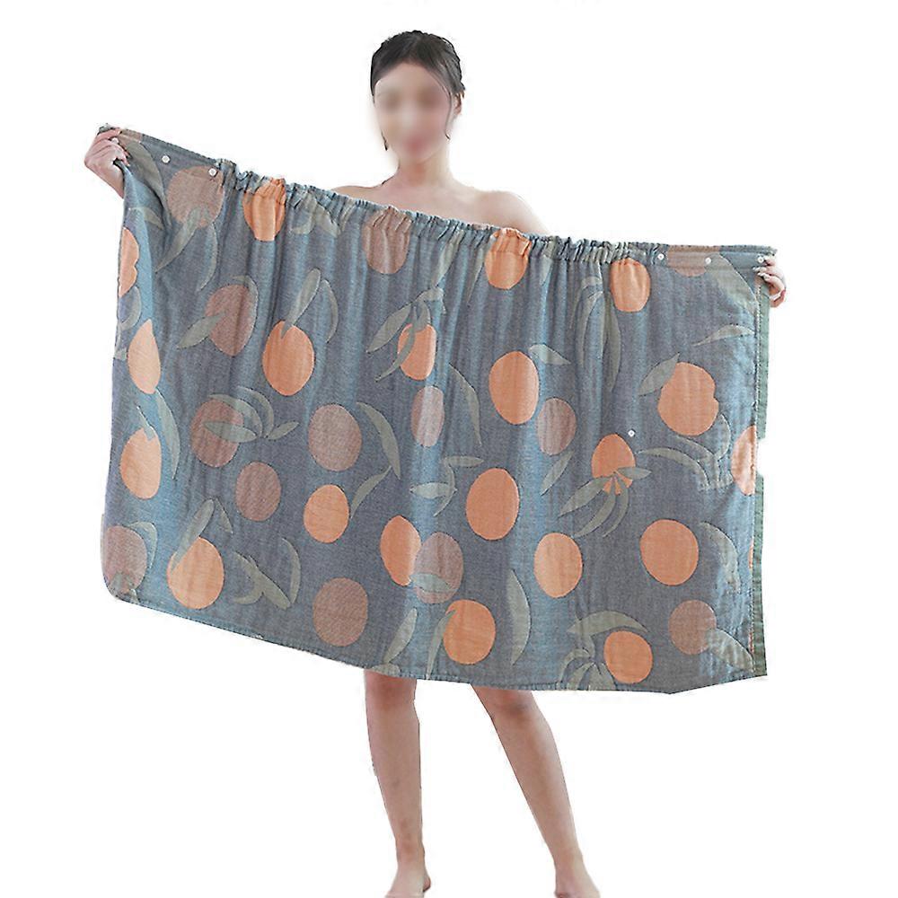 Women's Spa Body Wrap with Adjustable Closure Knee Length Bathrobe