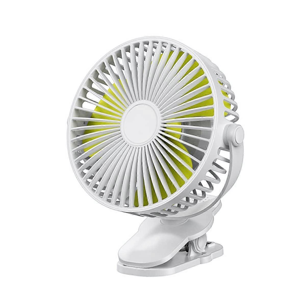 Clip On Fan with 2 Batteries, Rechargeable Portable Camping Fan, 6-8 Hours Runtime, Ideal for Outdoor Use