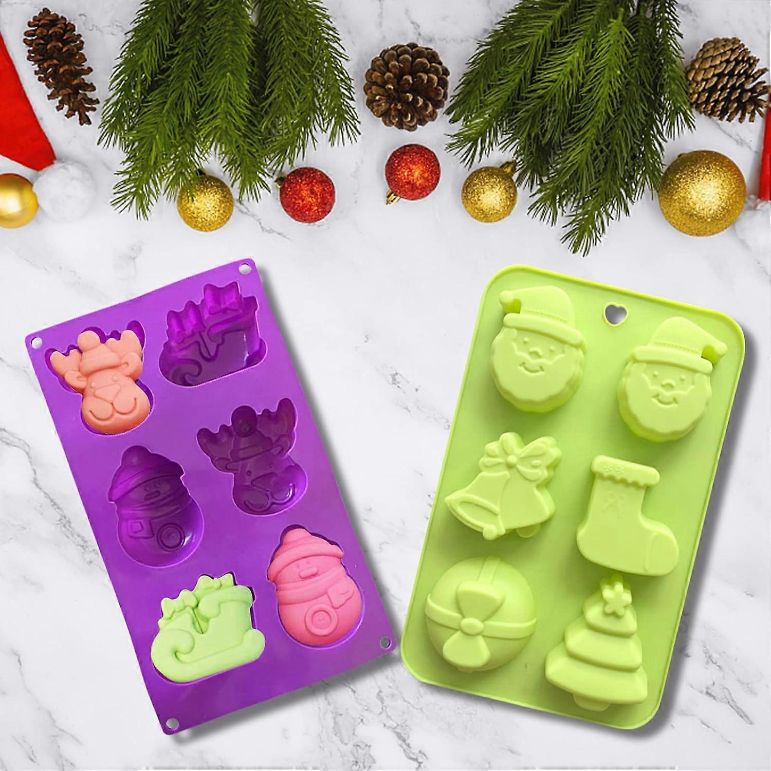 Julesilikonform Juleseksdelt form + seksdelt julesilikonform