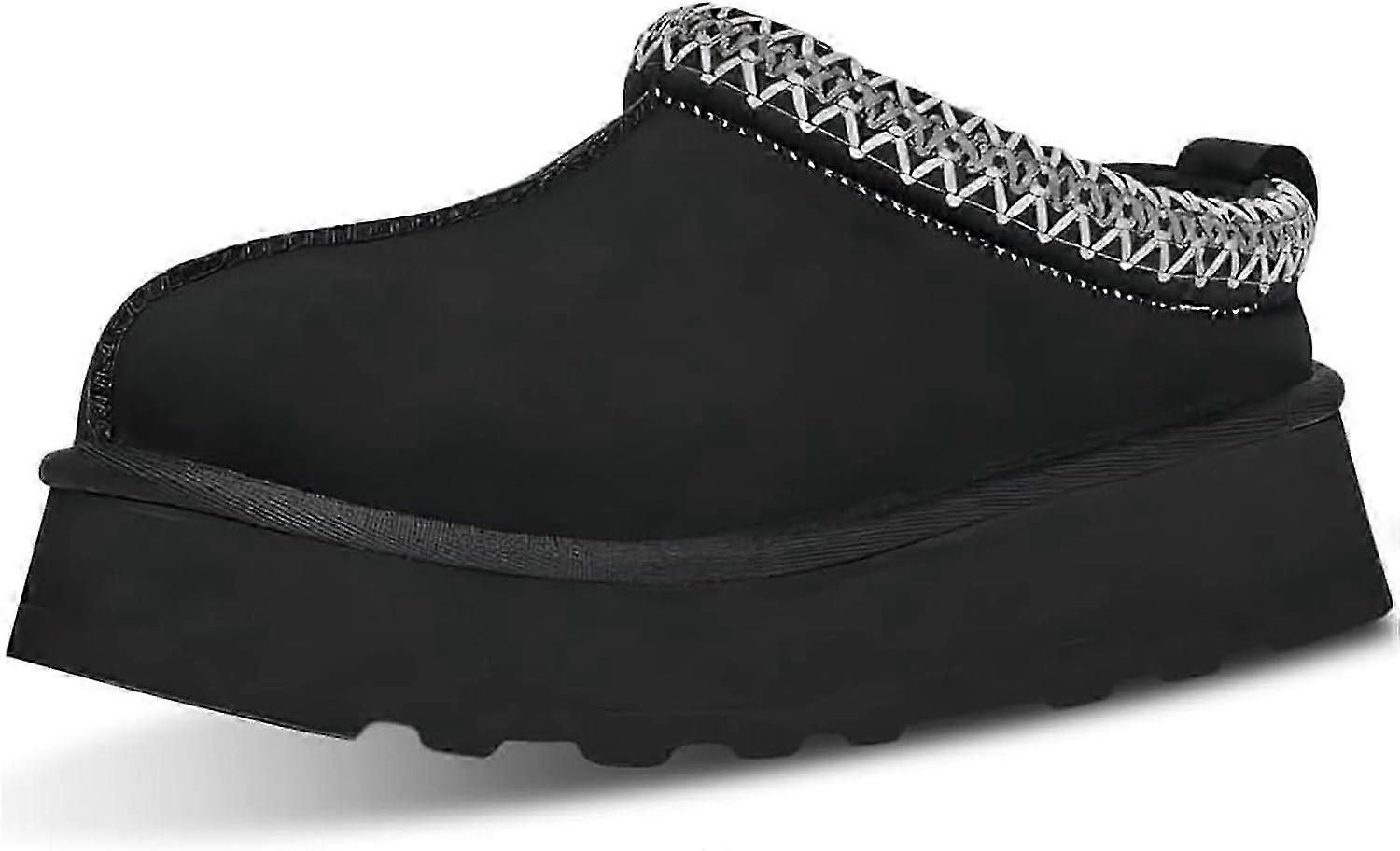 Pantoufles Tasman à plate-forme pour femmes Pantoufles d’hiver pour femmes Pantoufles moelleuses pour l’intérieur et l’extérieur