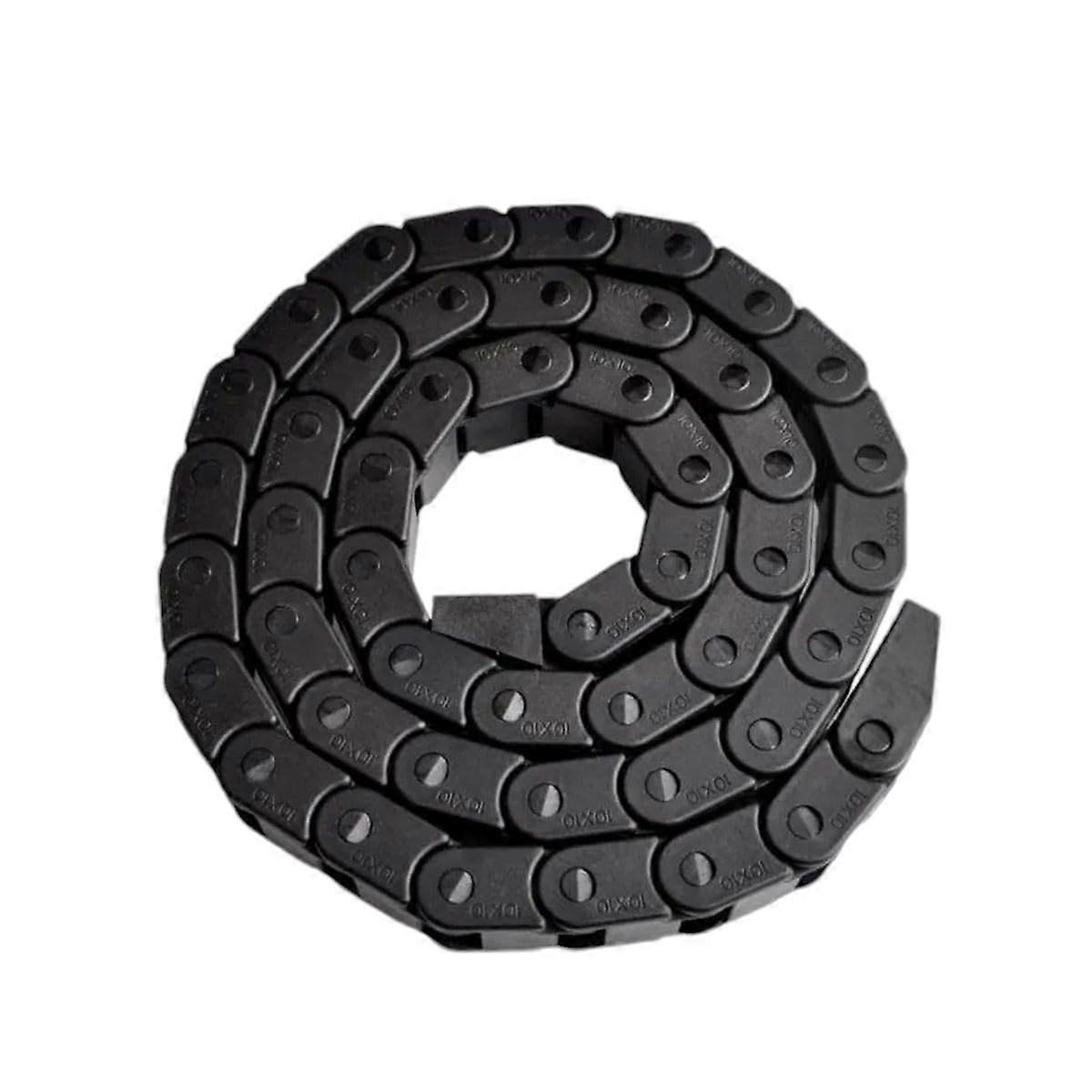 10 X 10mm L1000mm Cable Drag Chain Wire Carrier with Connectors for CNC Router Machine Tools Quality Design