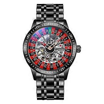 Dulunwe 6061A Uhr Schwarzes Stahlarmband