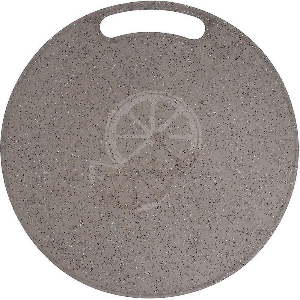 Schneidebrett Kunststoff Küche Schneidebrett Rundes Backbrett Obst Gemüse Schneidebrett mit Griffen 31cm