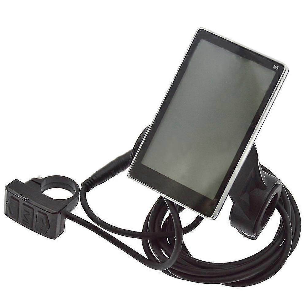 Electric Bike M5 Lcd Display Screen Electric Bicycle Scooter Speedmeter With Control Big Screen Vert
