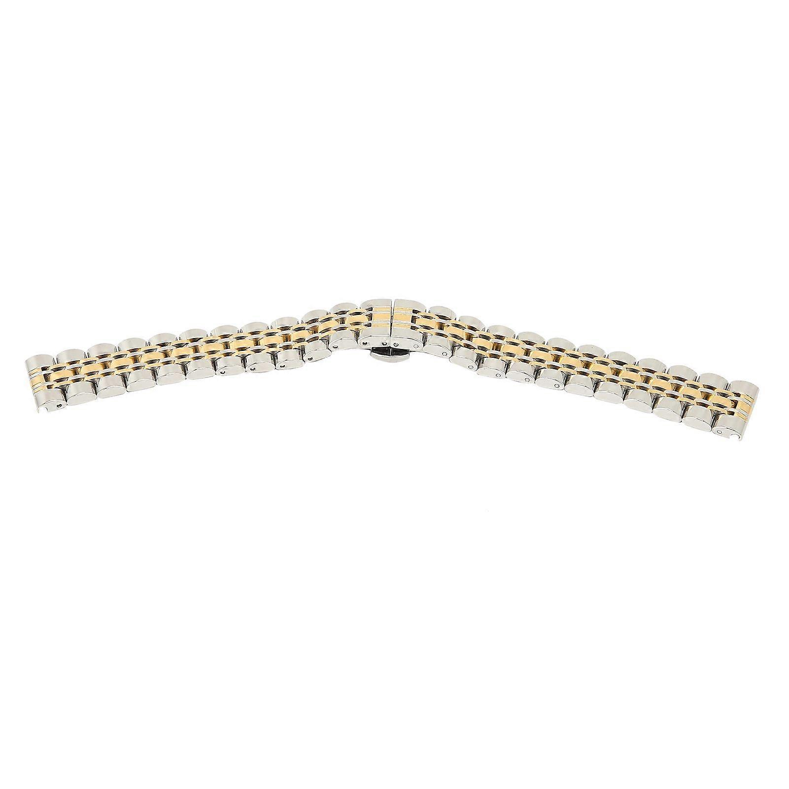 Professional Replacement Watch Strap Length Adjustable Watch Strap Accessory Gold 14mm/0.55inch