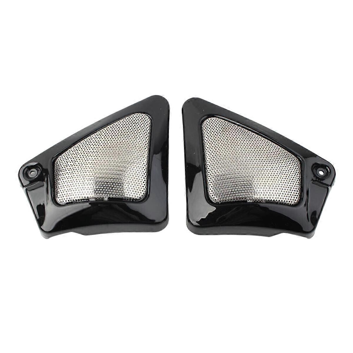 1Pair L&R Airbox Frame Neck Side Cover for V-Rod VRSCD 02-17,B