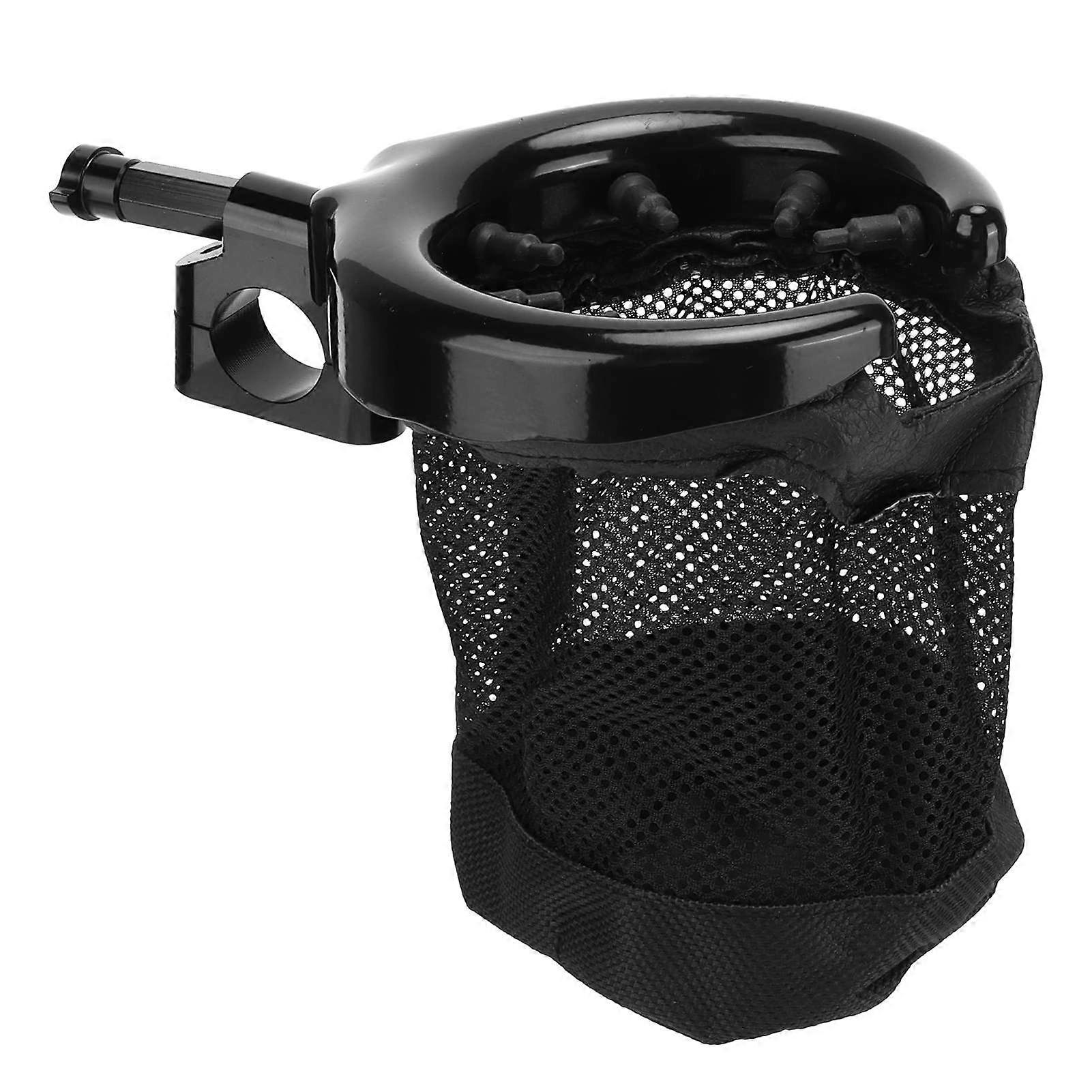 حامل كأس دراجة نارية عالمي 25 مم مقود استبدال سبائك الألومنيوم لهوندا الأسود ملحق قابل للتعديل متين