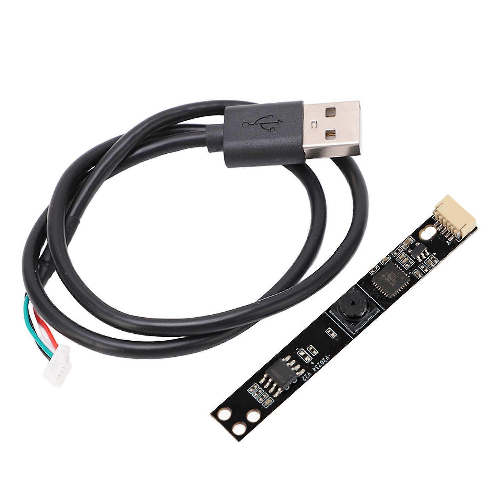 Mini USB Camera Board 0.3MP 30FPS Wide Angle Lens OV7675 Computer Camera Module for Laptop