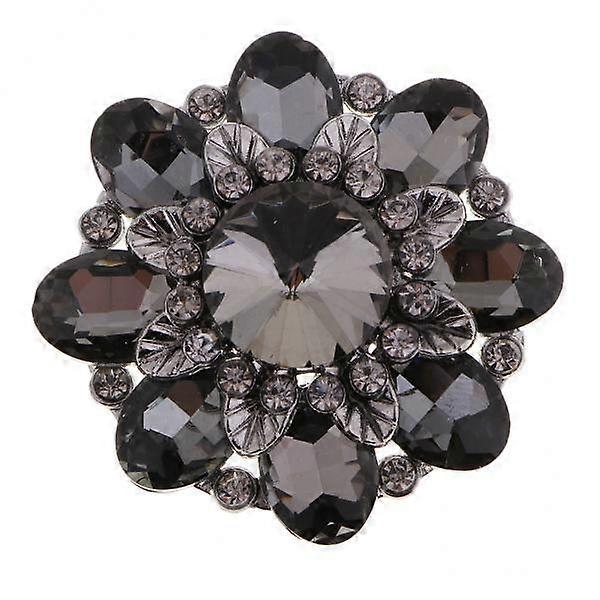 4x Large Rhinestone Buttons with Shank Wedding Button, Size 46mm,