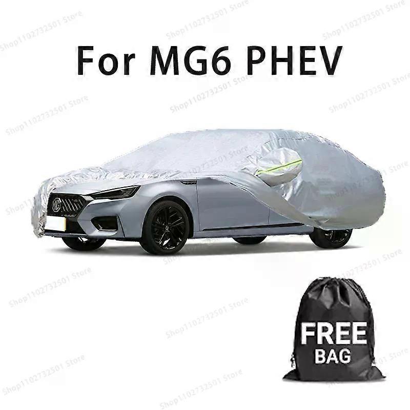 Κάλυμμα αυτοκινήτου Για MG6 PHEV Πλήρες κάλυμμα Αδιάβροχο κάλυμμα προστασίας από τον ήλιο Αξεσουάρ αυτοκινήτων ανθεκτικά στις γρατσουνιές