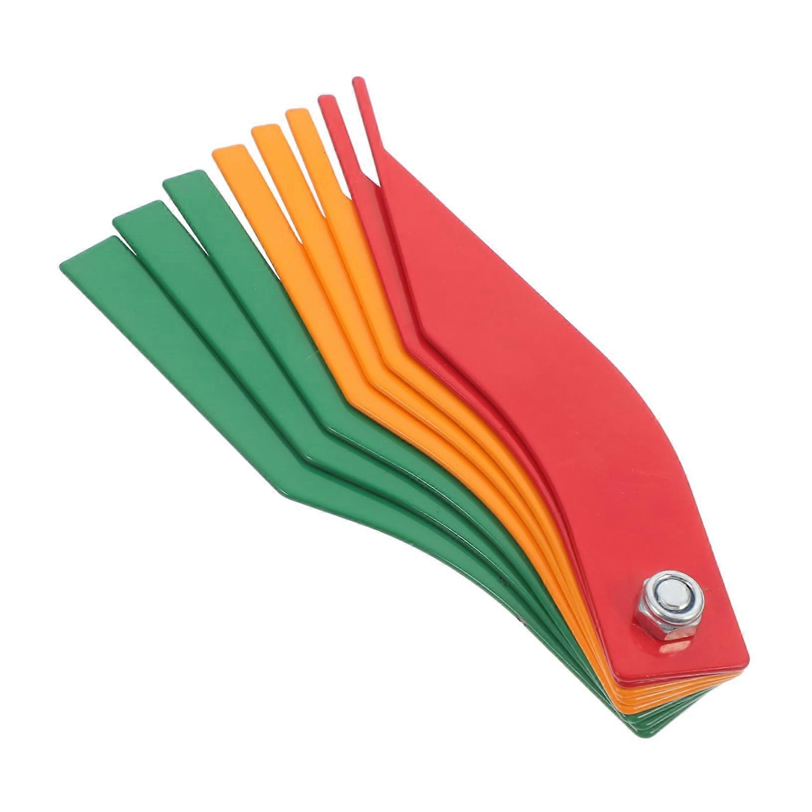 Automotive Brake Pad Measuring Gauge Tool Durable Thickness Ruler for Compact Portable Brake Pad Measurement