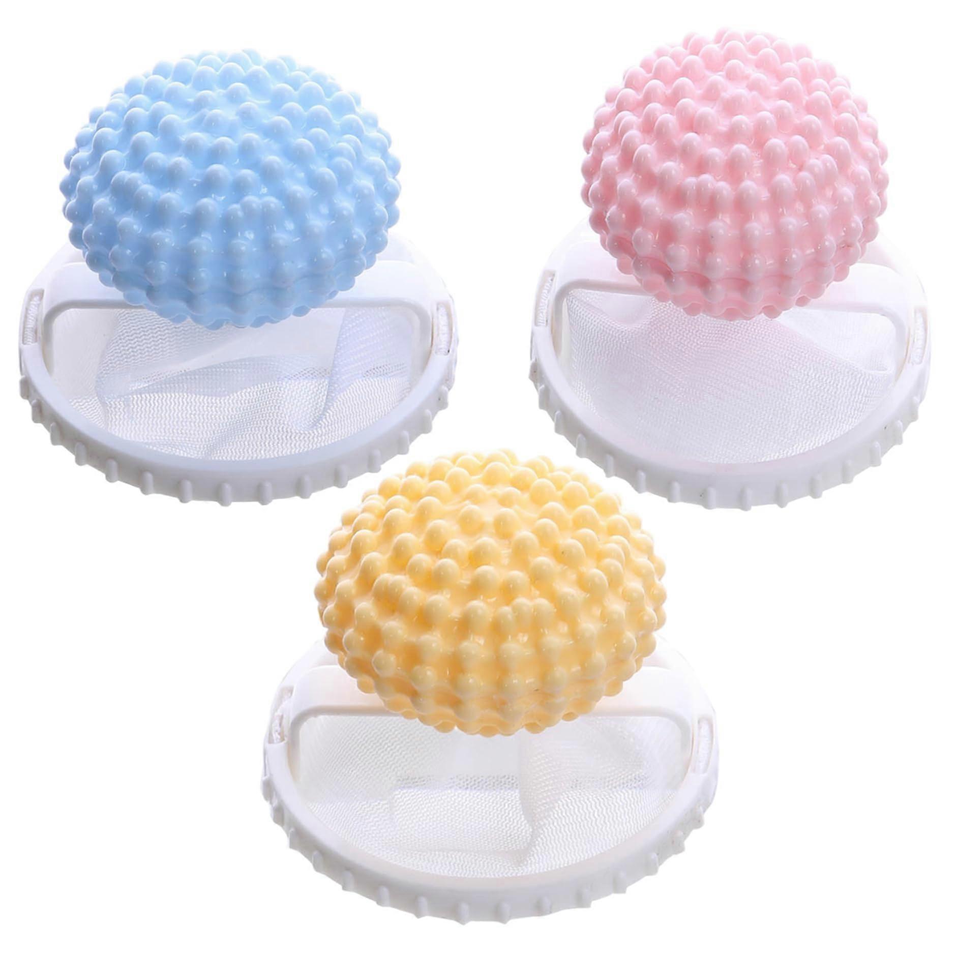 3pcs élimination de maille de filtre à cheveux flottant, réutilisable PP lessive attrape-poils pour animaux, attrape-machine à laver portable pour machine à laver