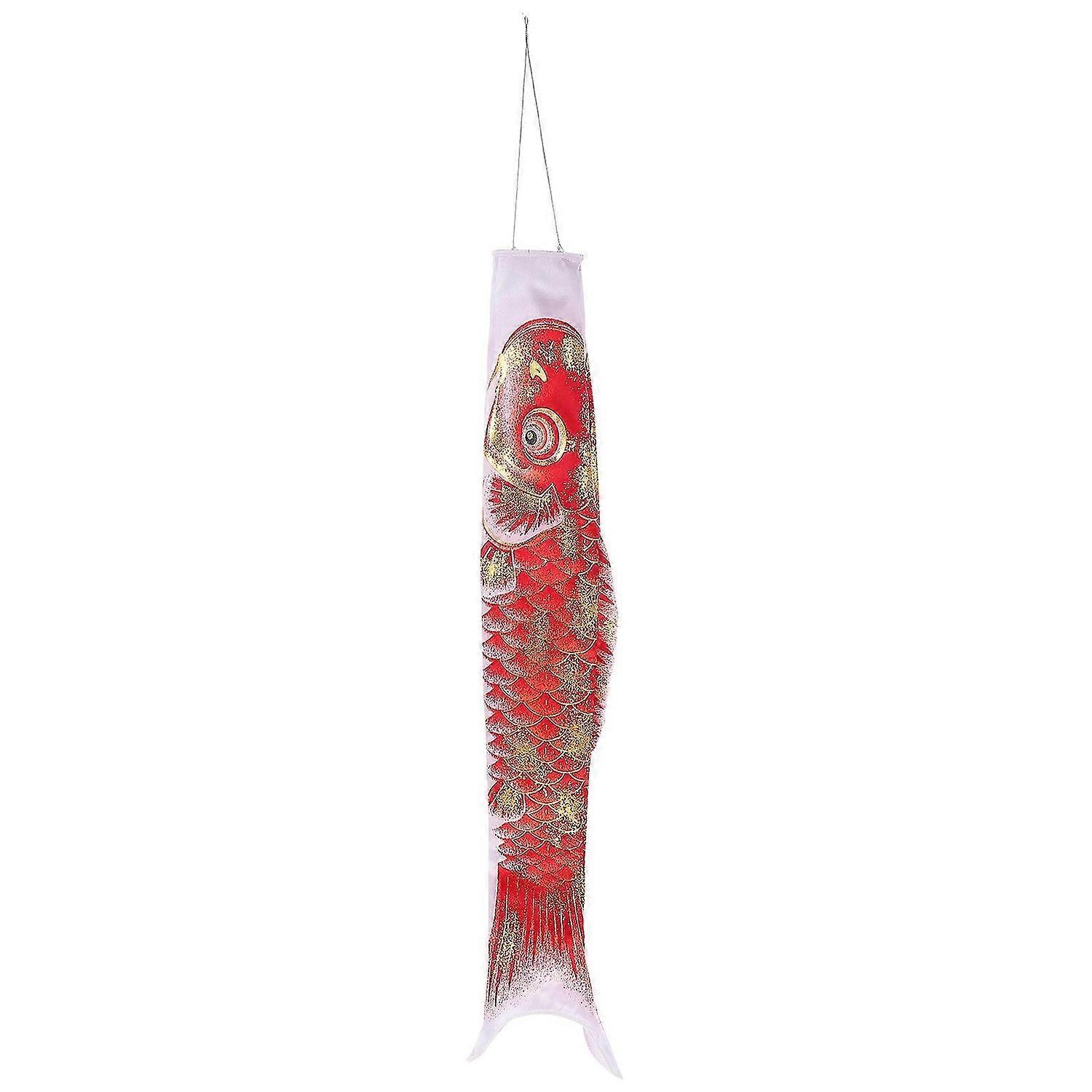 Festive Carp Decorative Windsock Flag Creative Garden Hanging Wind Flag