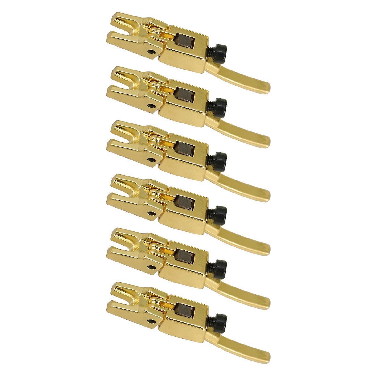 6x Guitar Locked String Saddles guitar Locked String Saddles Parts DIY
