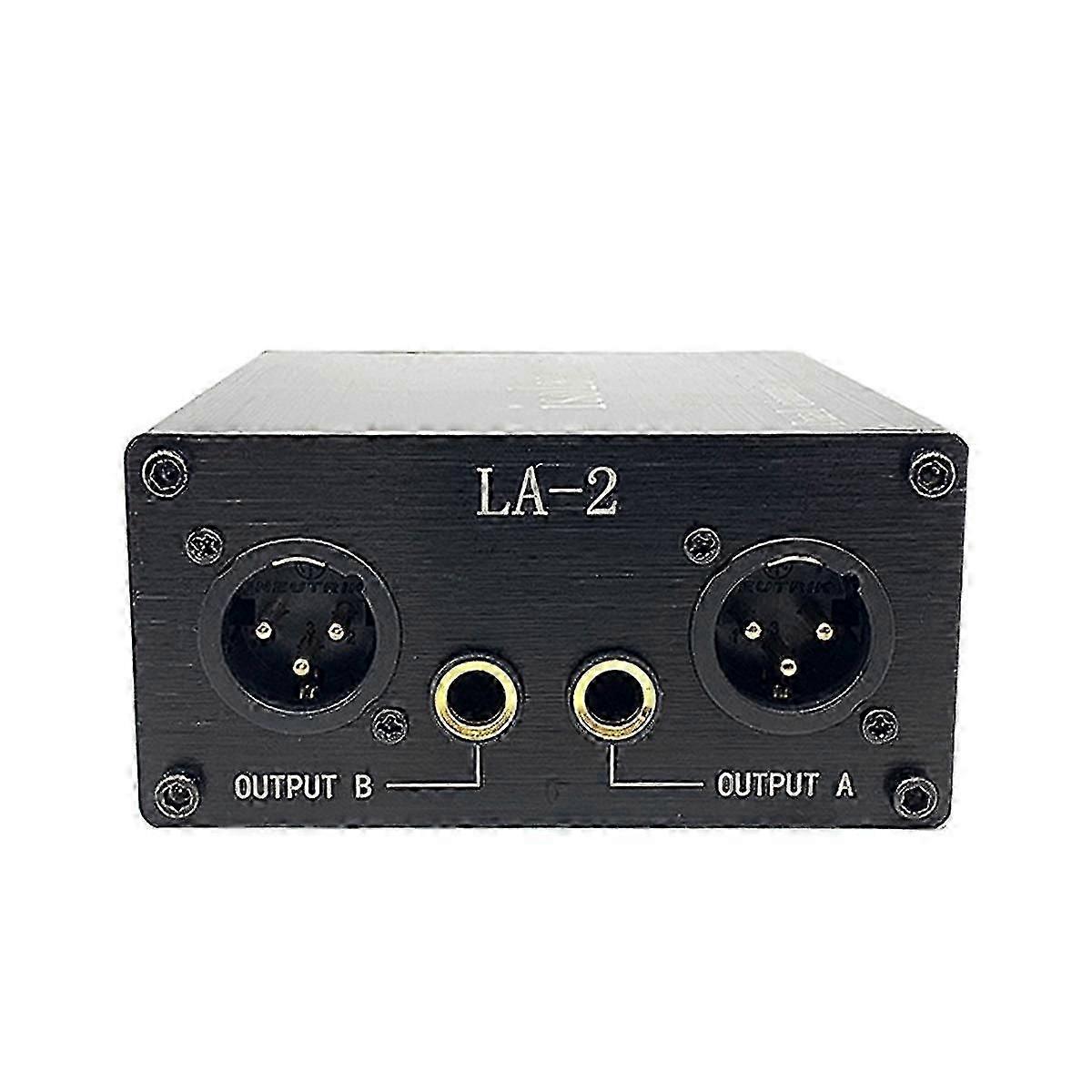 Audio Signal Isolator 6.35 Xlr Head Mixer Audio Current Acoustic Noise Filter Remover La-2