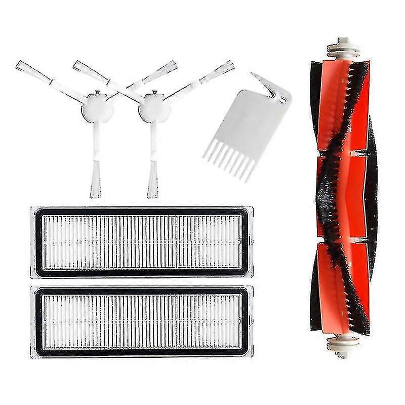 6pcs Replacement Parts For Mijia 1c Stytj01zhm Robot Vacuum Cleaner Accessories Brushes Filters Spa-YUHAO