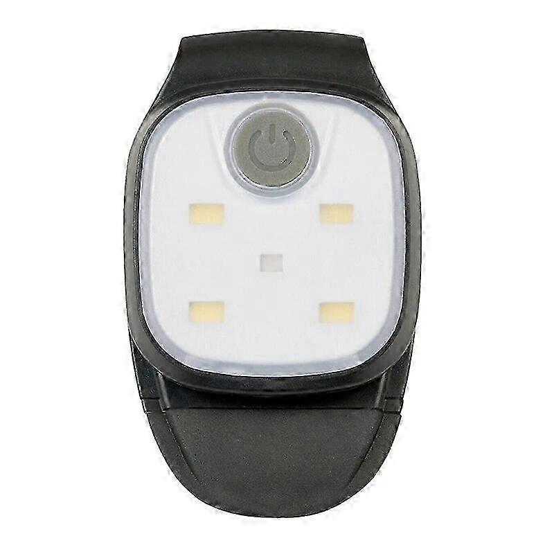 USB Rechargeable LED Clip Light - 4 Modes for Night Walking & Running Safety