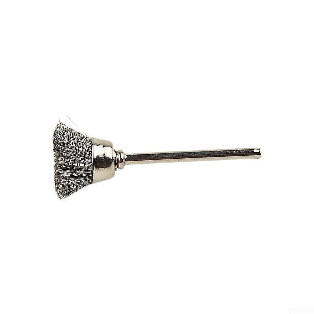 Miniwire brush set with 10 brass grinding discs for grinding or polishing