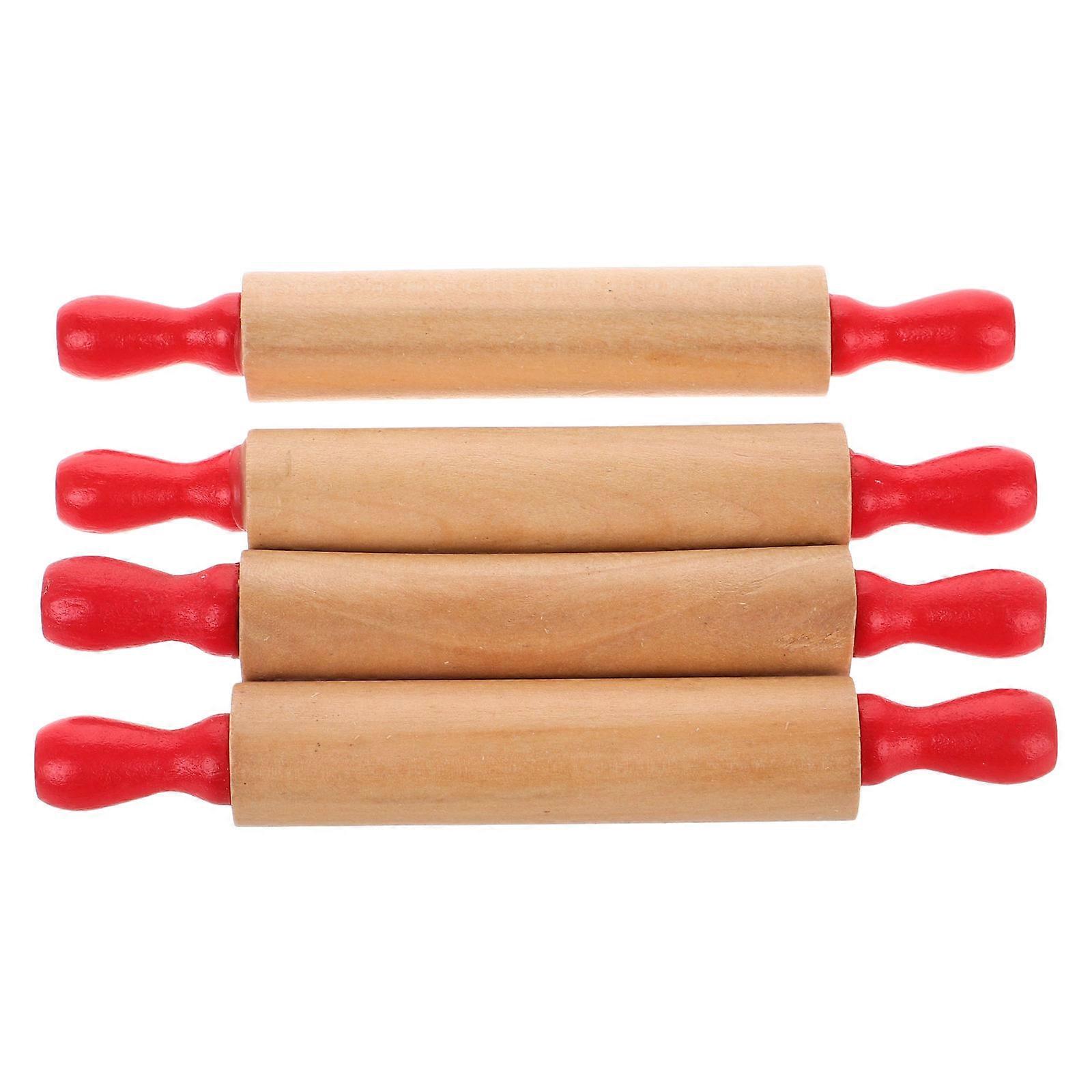 Delicate Craftsmanship Rolling Pins, Functional Kids Kitchen Tools for Early Creativity
