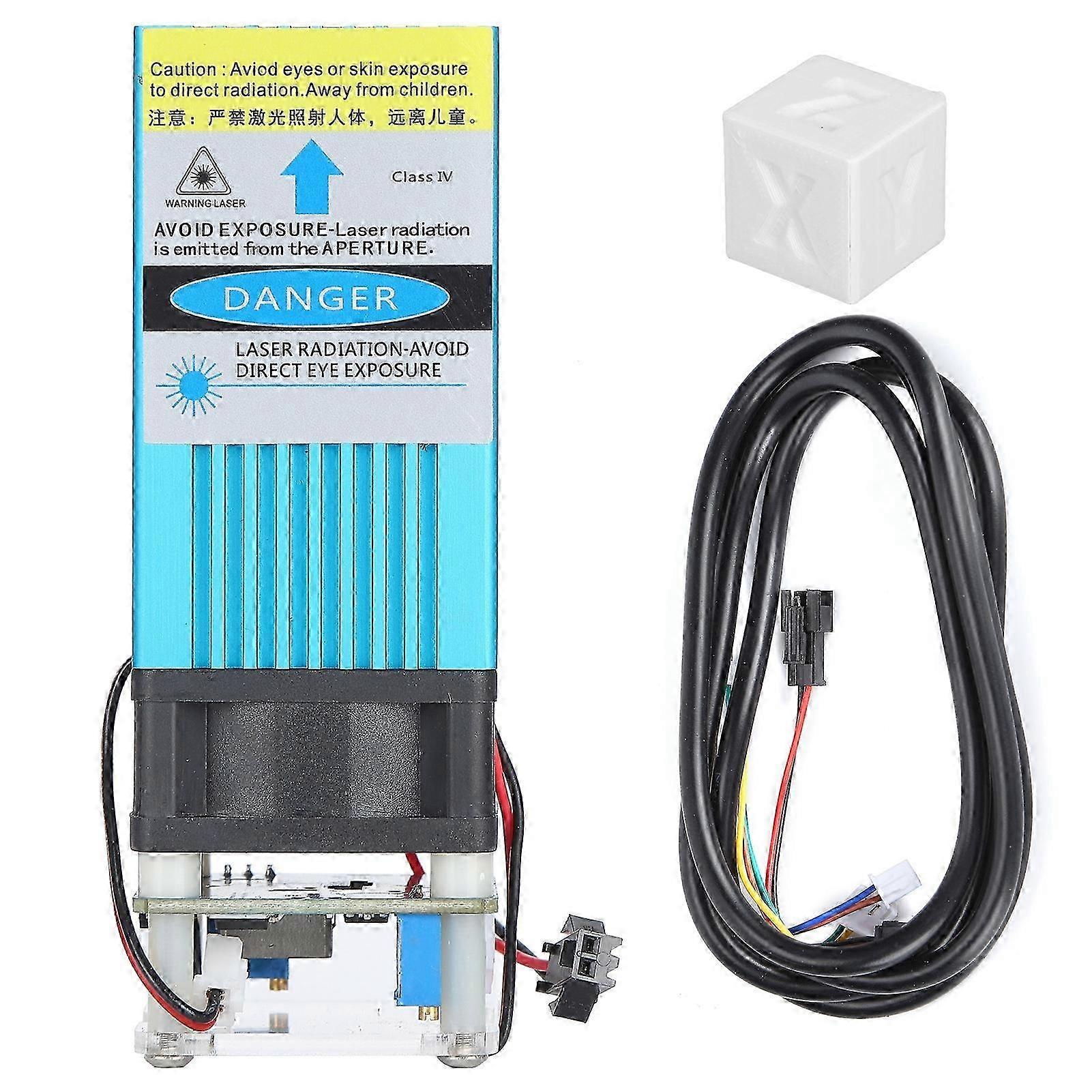 Laser Head DIY Carving Fixed Focus Cutting Machine with Focusing Box 1 Meter Line for Photo Text Laser Engraving 2025