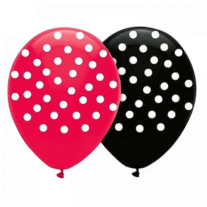 Palloncino in lattice a pois per feste creative (confezione da 6)