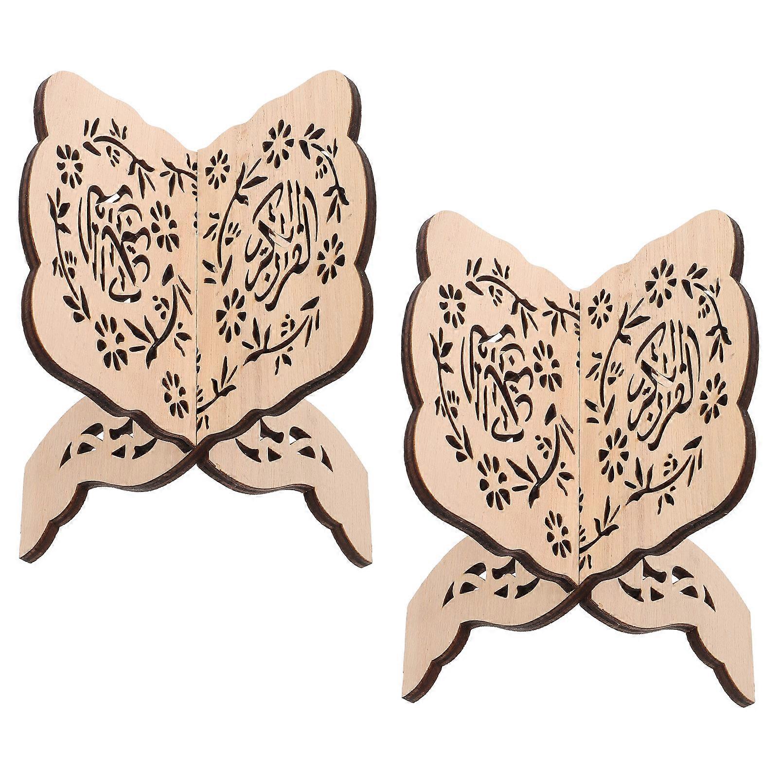 Sturdy Wooden Reading Holder for Books and Tablets, Practical for Study and Worship