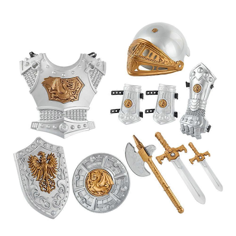 Knight Costume Set for Cosplay, Halloween, Role Play & Stage Performance – Includes Sword, Ideal Boys