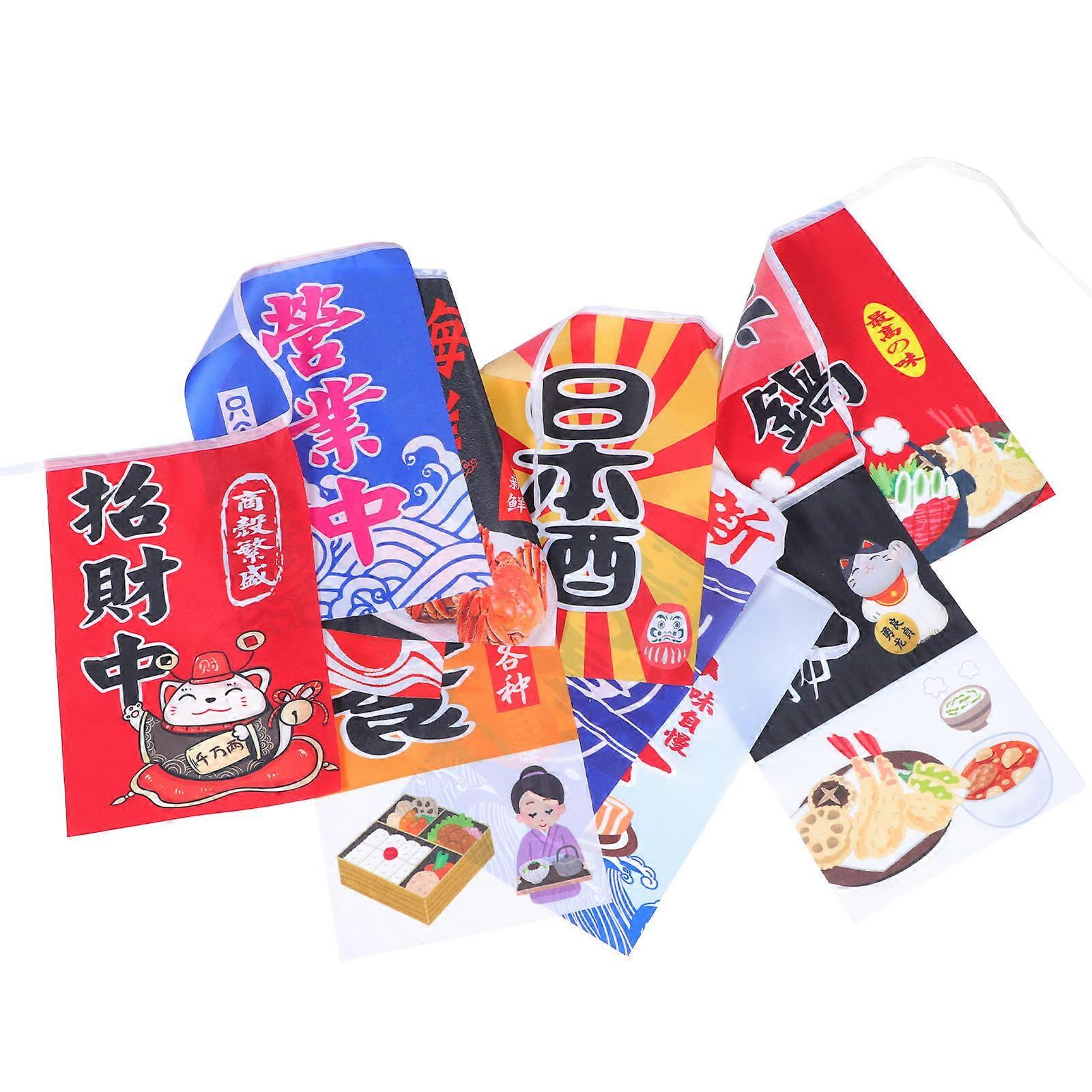It sounds like you're describing or drafting a product listing for a **Japanese style decorative flag/banner** commonly used to enhance the ambiance