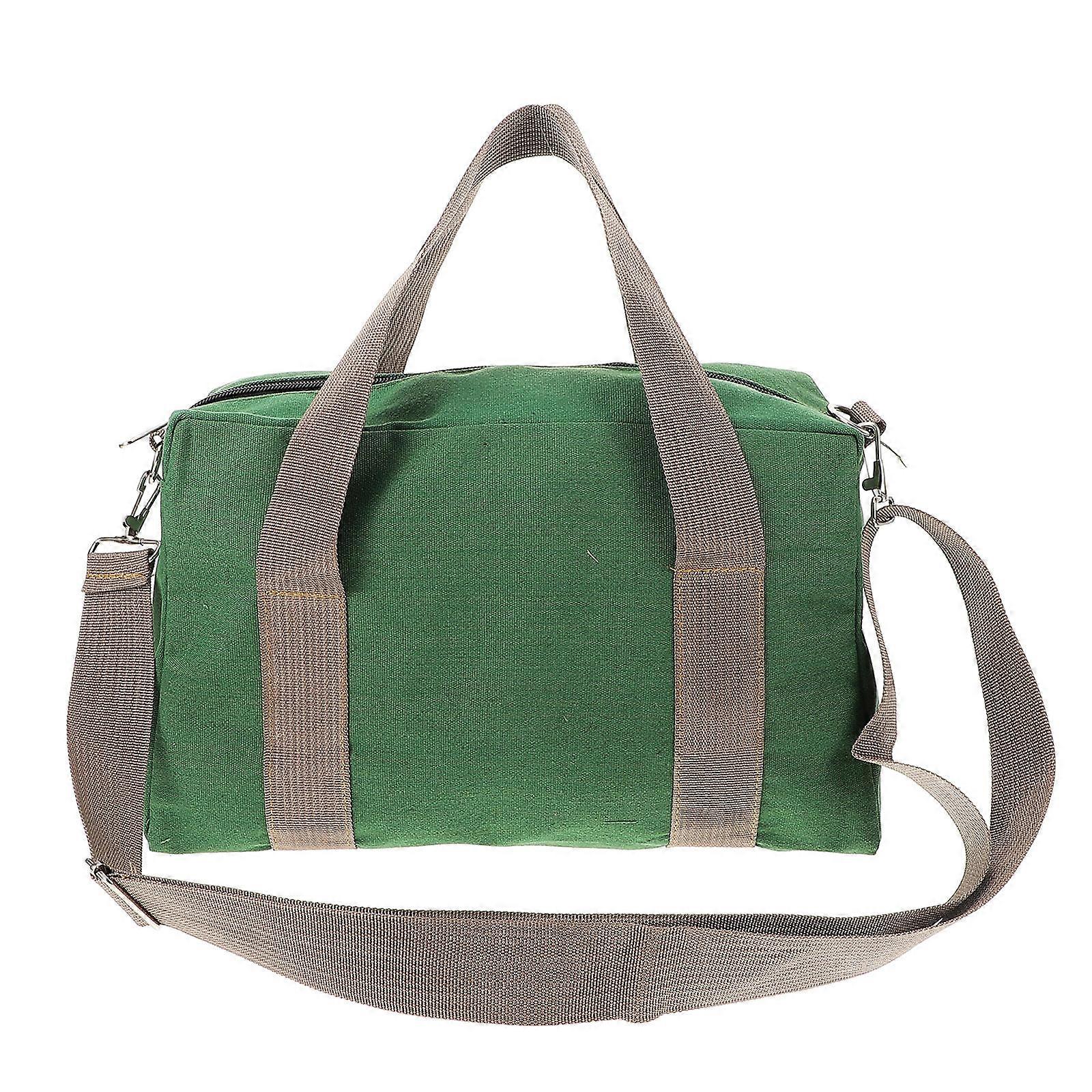 Hand Tool Bag Portable Toolkit Bag Diy Enthusiasts Home Use Olive Green Tool Storage 1Set