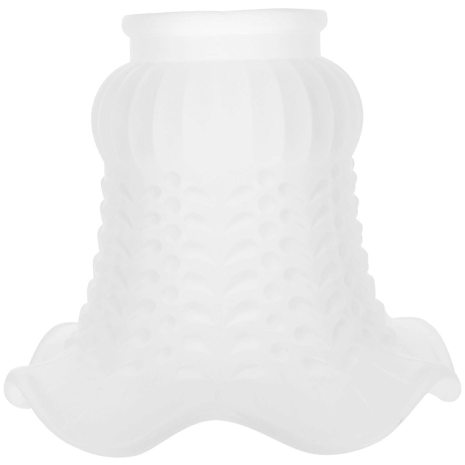 Vintage Frosted Glass Lampshade Replacement for Pendant Lights, Decorative Ceiling Lamp Cover for Bedroom, Dining, Wall Sconce – Lightweight, Easy