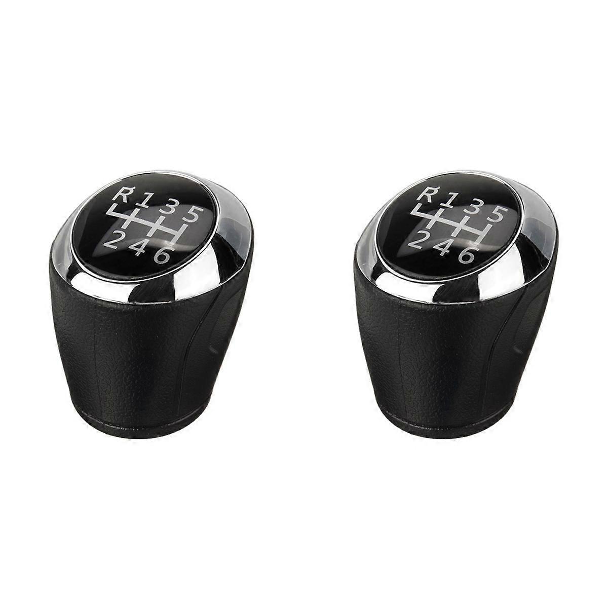 2X 6 Speed Car MT Gear Shift Knob 24108036 for Aveo T300 2012-2017 24108036