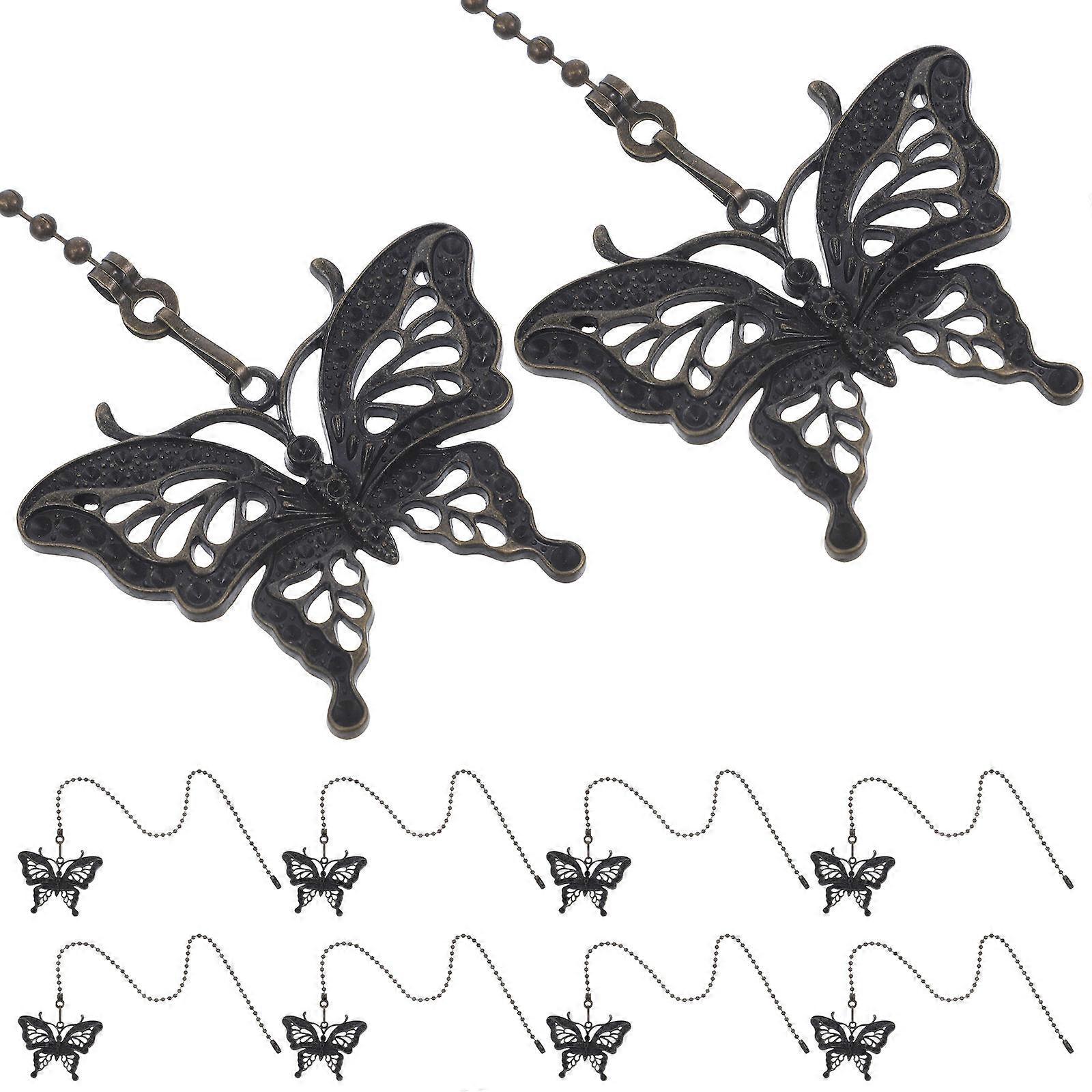 Pull Chain Ornaments Ceiling Fan Pull Chain 13.4X2.4X0.2in 10Pcs