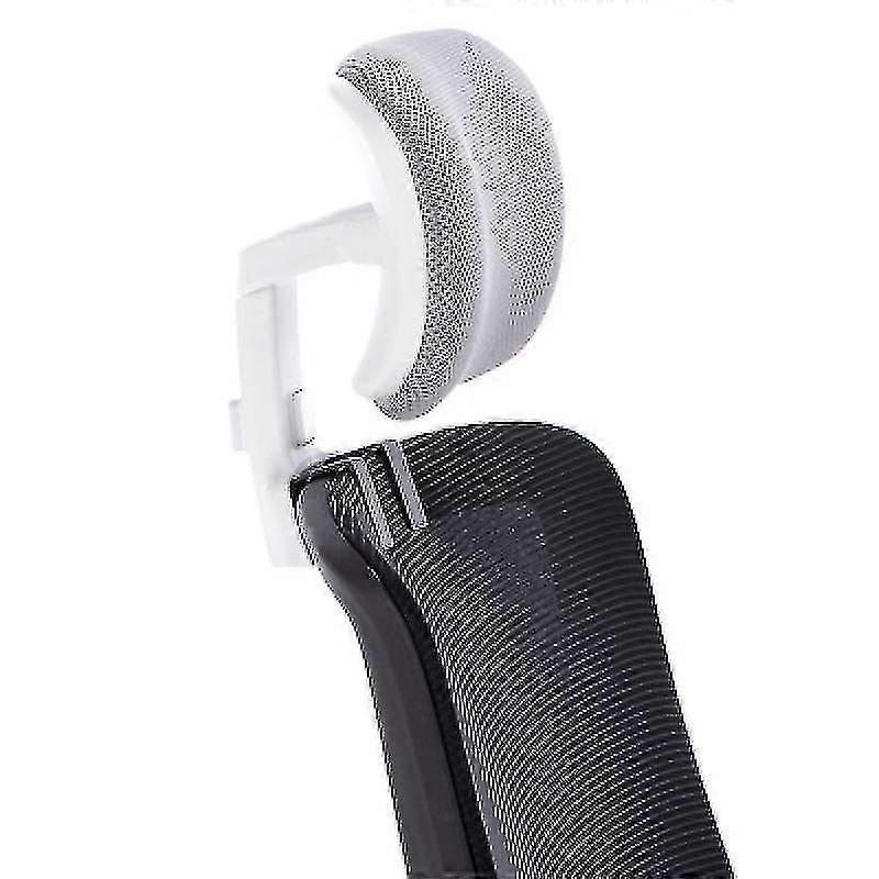 Office Chair Headrest Attachment Universal Head Support Cushion Upholstered Adjustable Height Angle