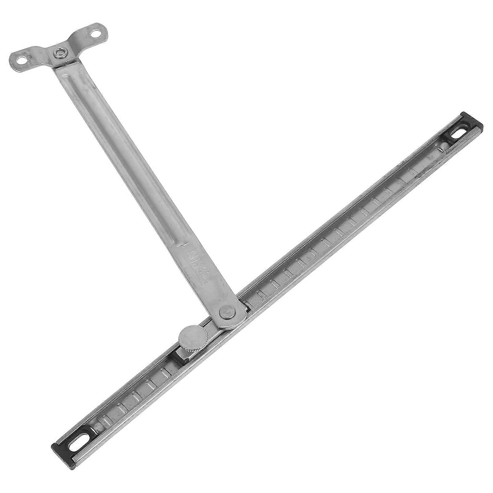 Window Hinge Fitting Adjustable Opening Angle Child Safety Silver 25.00X1.30X0.40cm 1Set