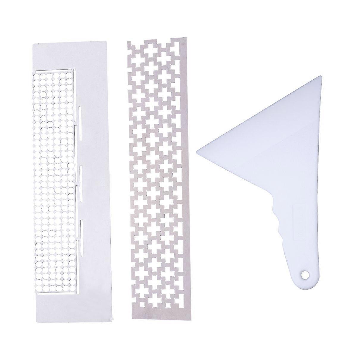 Diamond Drawing Mesh Ruler Set for Rhinestone Painting – Includes Positioning Molds for Easy Bead Application, Durable Craft Tool for DIY Art Projects