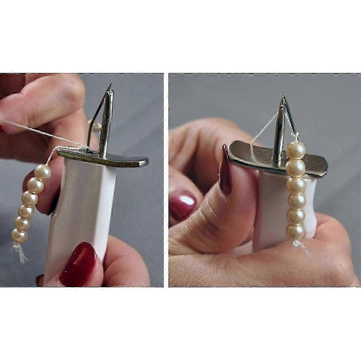 Bead Knotting Tool for DIY Jewelry Making, Secure Knots for Pearl Stringing Be