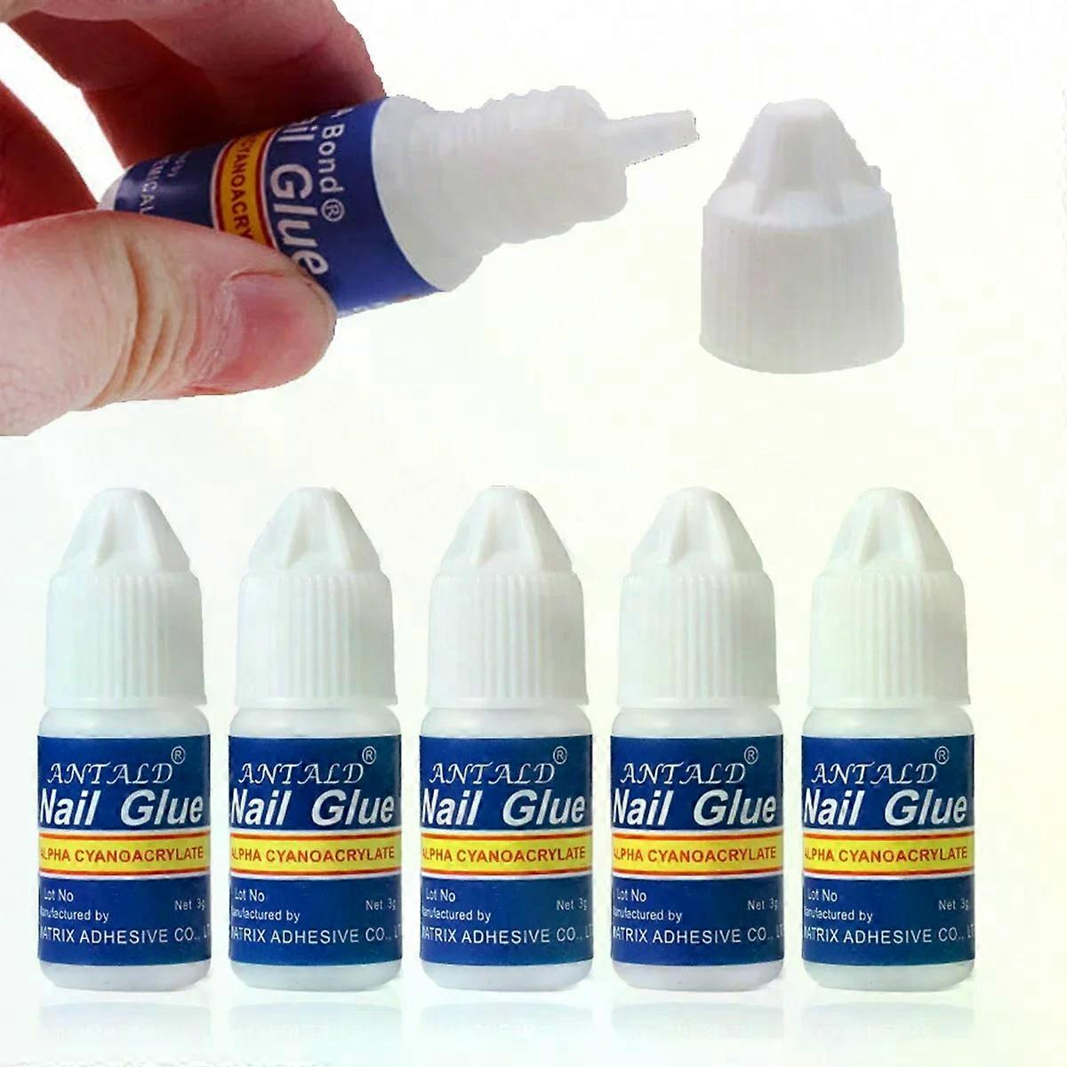 5個3gの強力な接着性ネイルグルー-アクリルの偽の釘のための速乾性ネイルボンディング接着剤