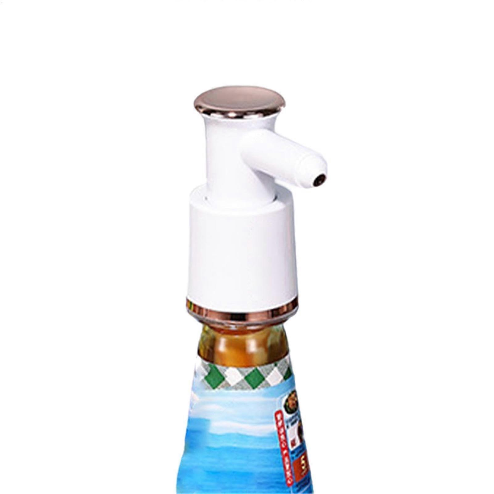 Multifunctional Oyster Sauce Pump with Removable Nozzle, 13.5 cm for Condiments White