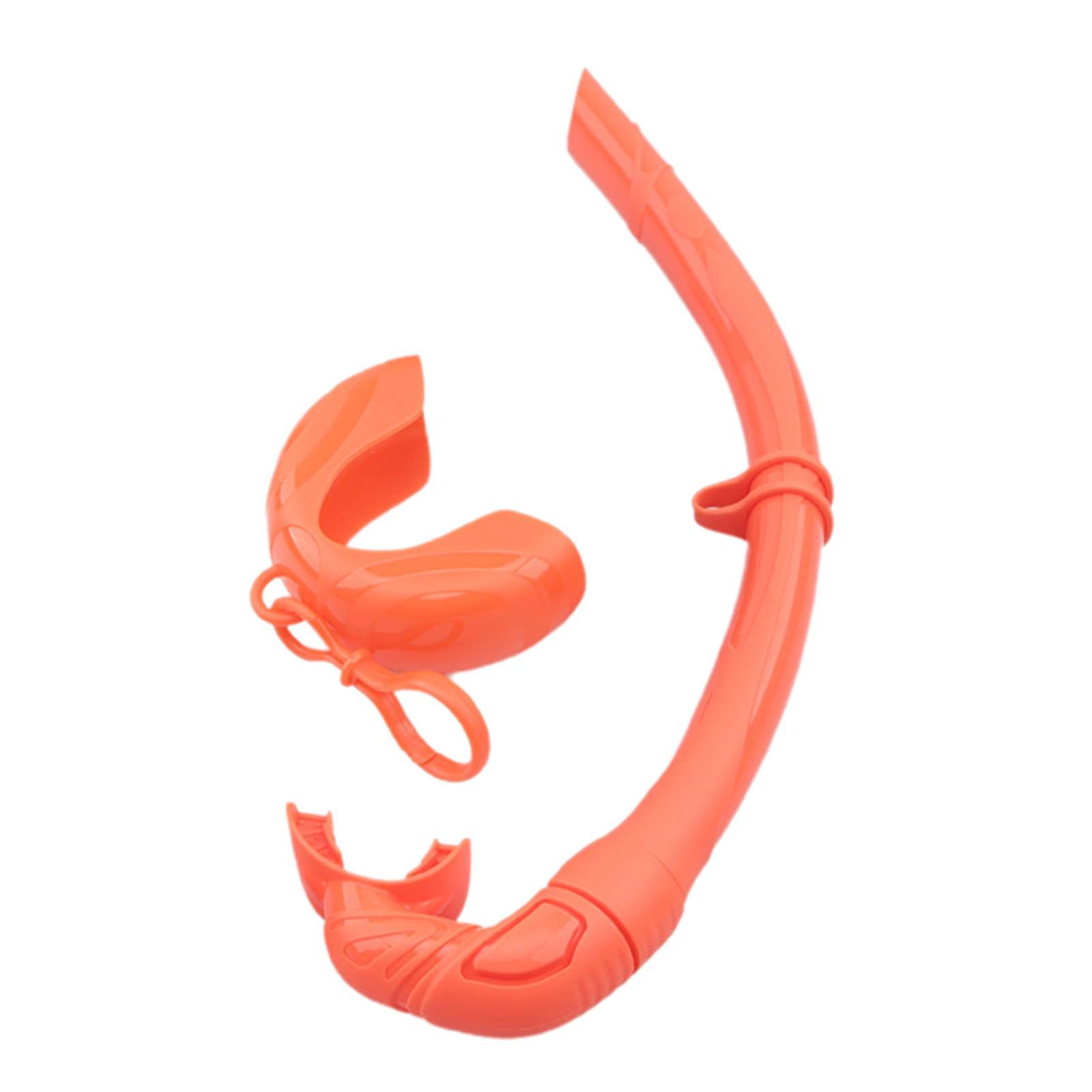 Rolls Up Silicone Snorkels With Hanging Buckles For SCUBA Diving, Spearfishing, Freediving Snorkeling MultiColor