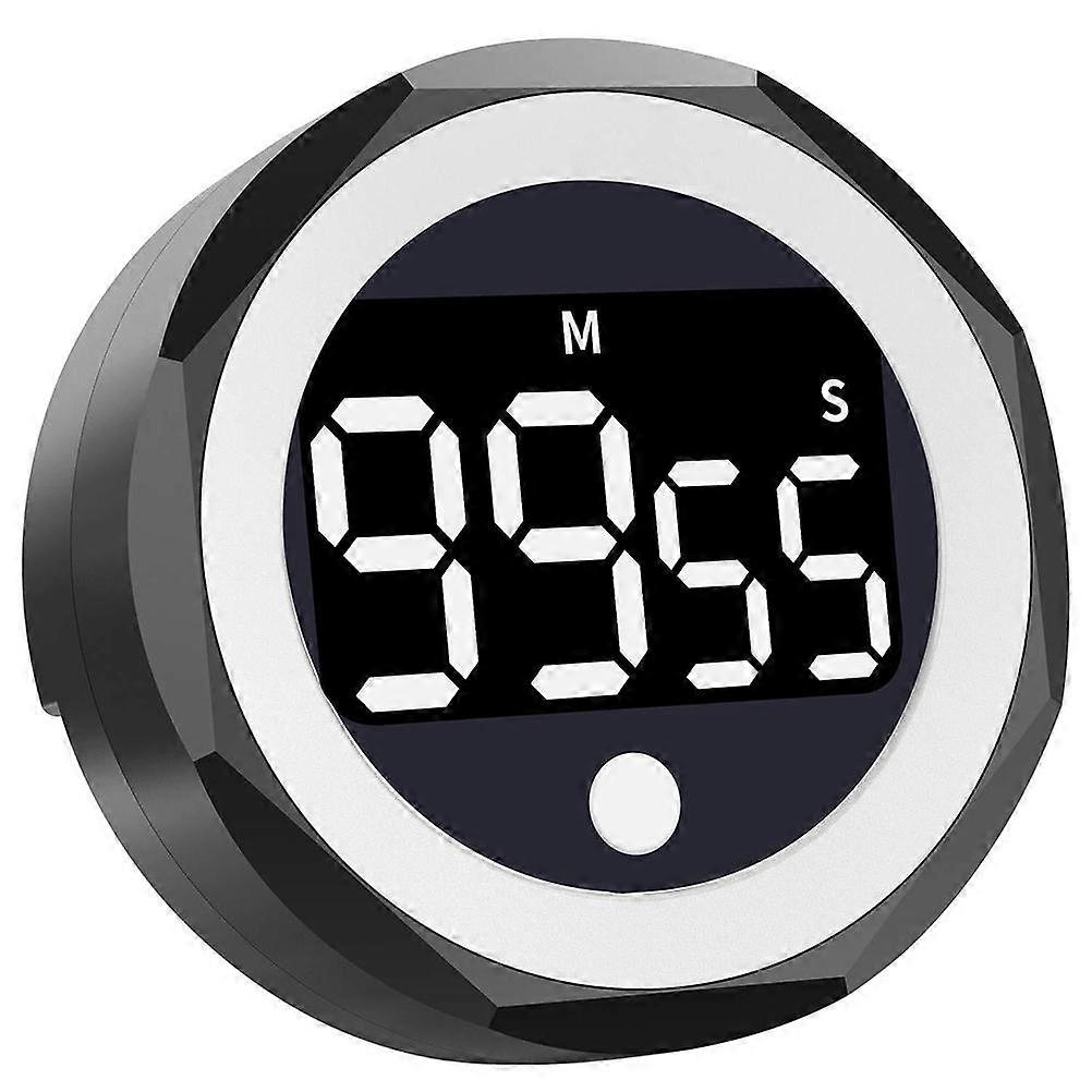 Efficient Digital Kitchen Timer, Magnetic Countdown Timer for Seamless Cooking &amp; Organization (High-Quality Aluminum Alloy + PC + ABS)