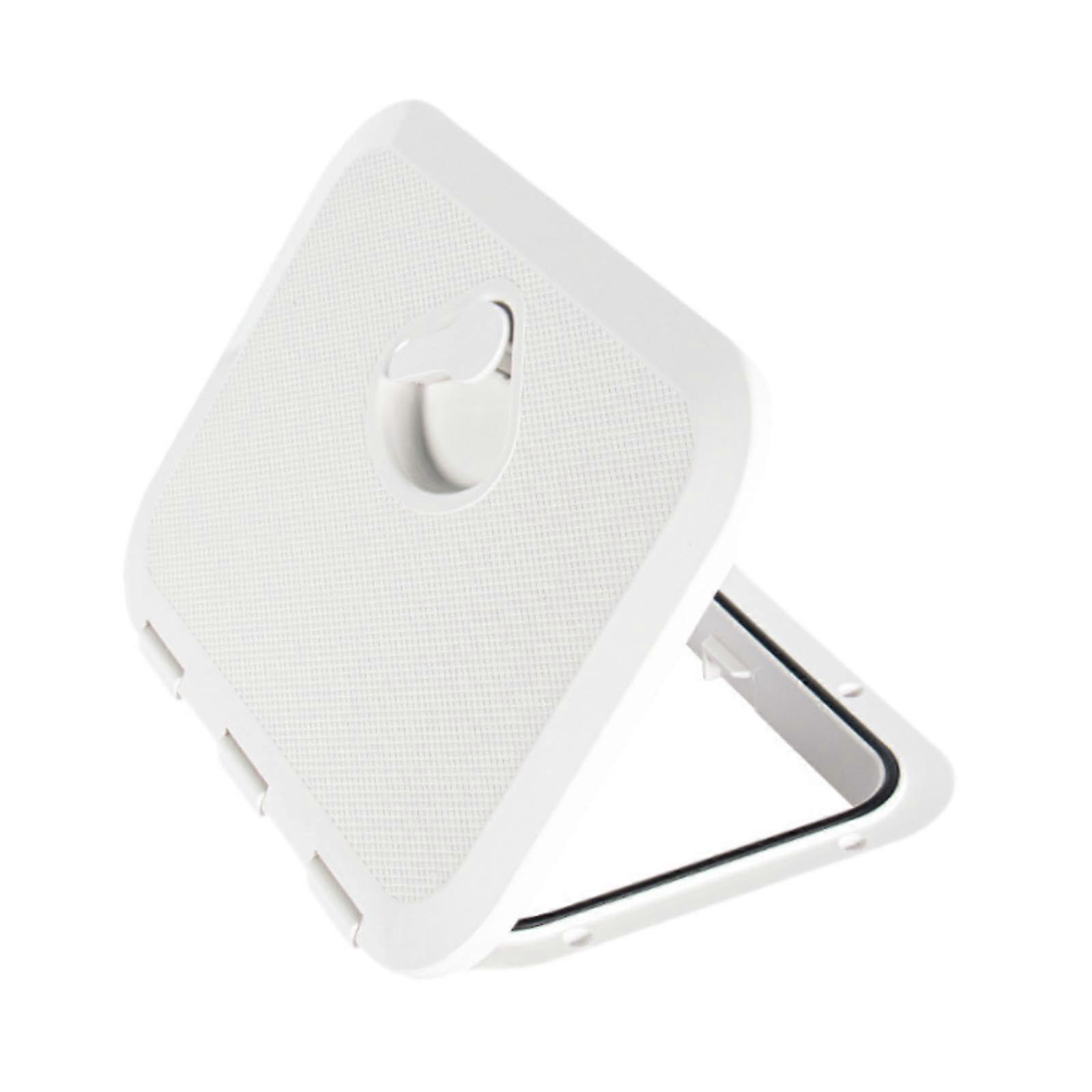 Marine Deck Access Hatchway - Waterproof Rectangular Boat Lid with Non-Slip Design for Yachts, 24x24 Inch, Heavy-Duty Plastic