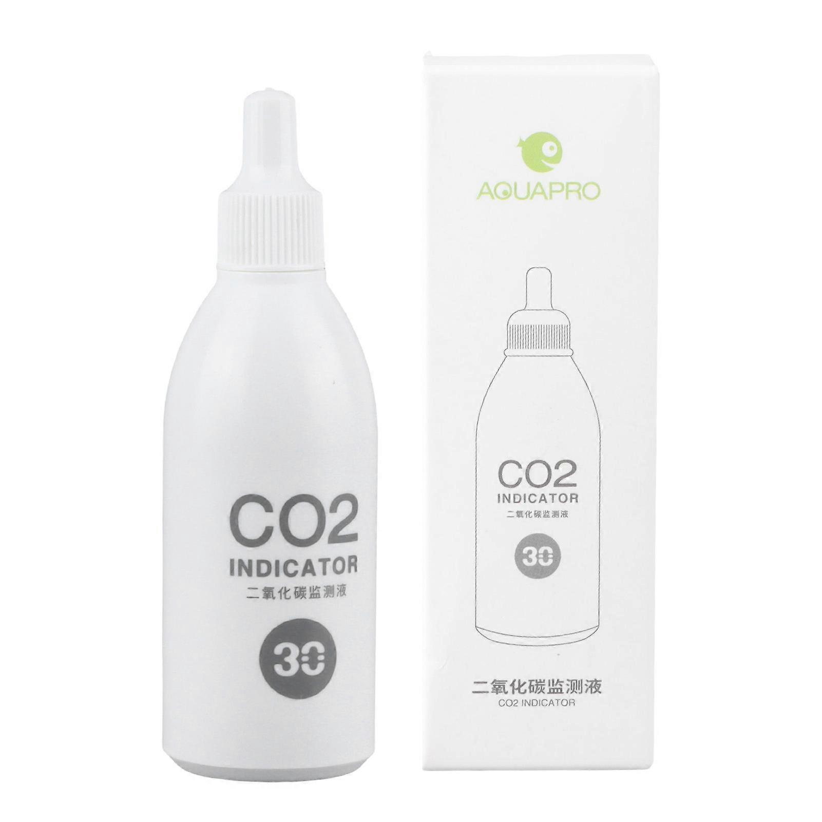 Aquarium CO2 Indicator Solution Long Term Monitoring Fish Tank Liquid Test for Aquarium Fish Tank 30ml