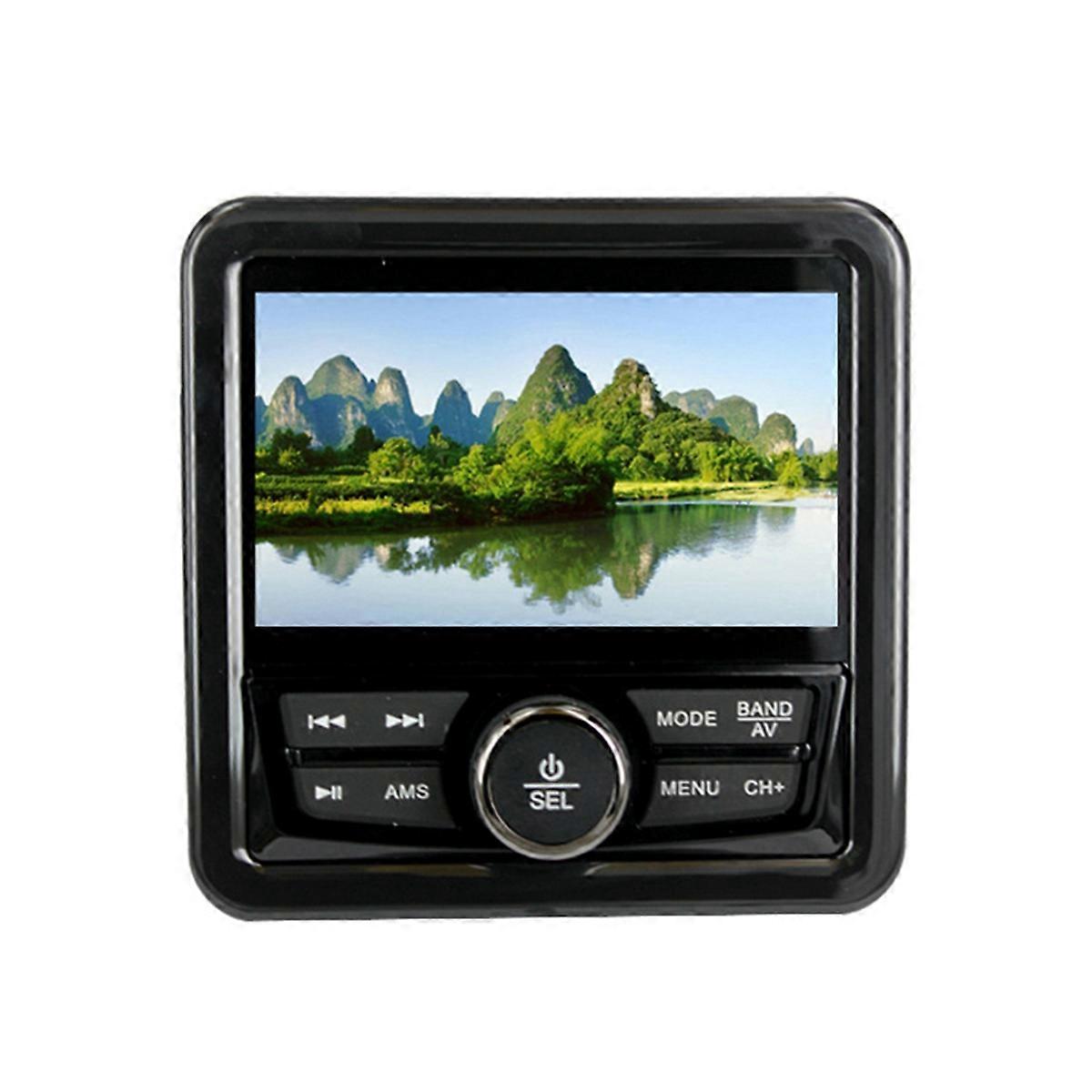 Marine Radio Boat Stereo Bluetooth FM AM Digital Media Audio Player Waterproof for Yacht ATV UTV Gol