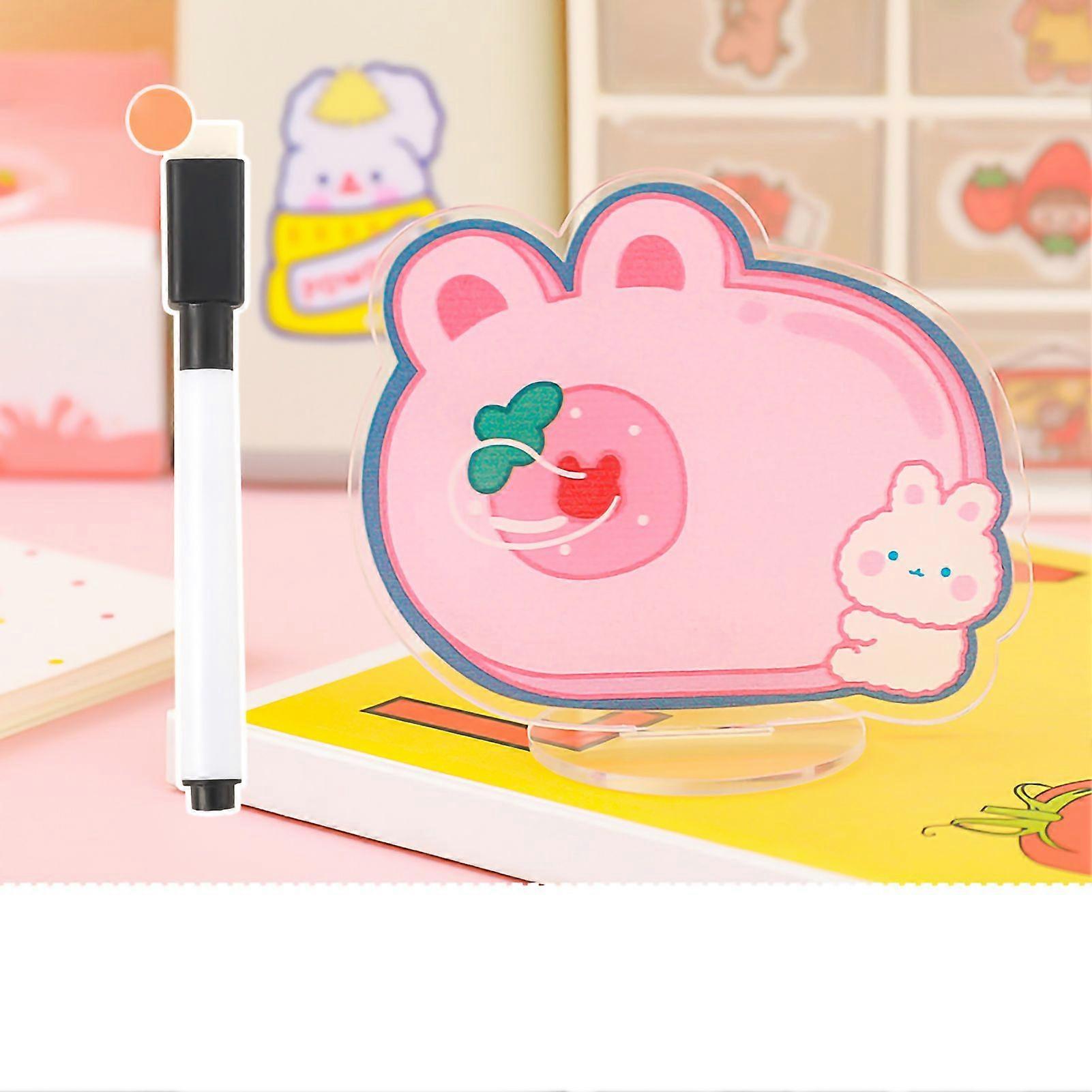 2025 dernier modèle acrylique effaçable à sec tableau mignon acrylique babillard effaçable