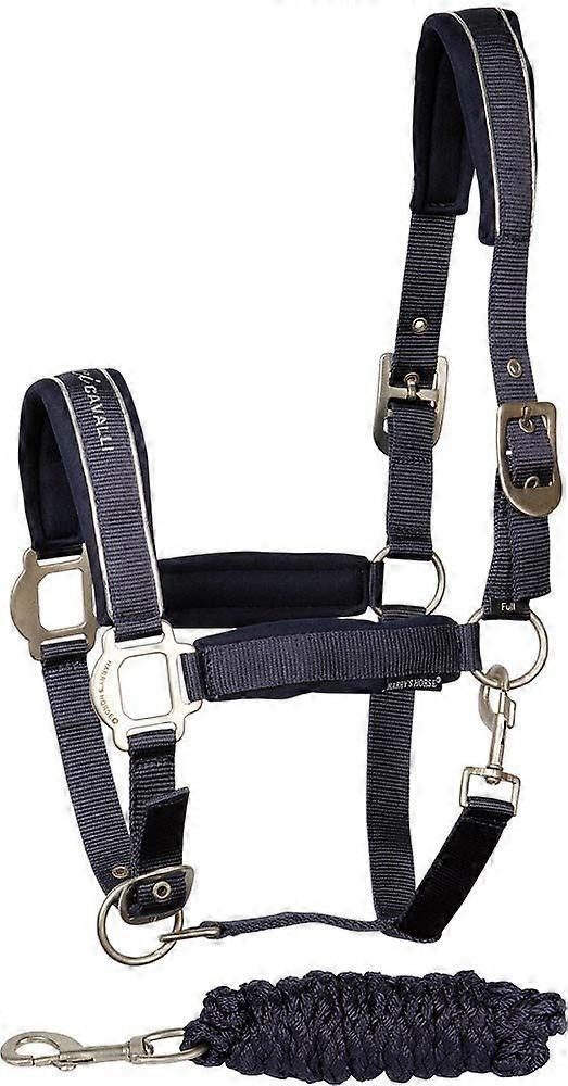 Denici Cavalli Halter Set, Red, Colour: Navy, Size: Full